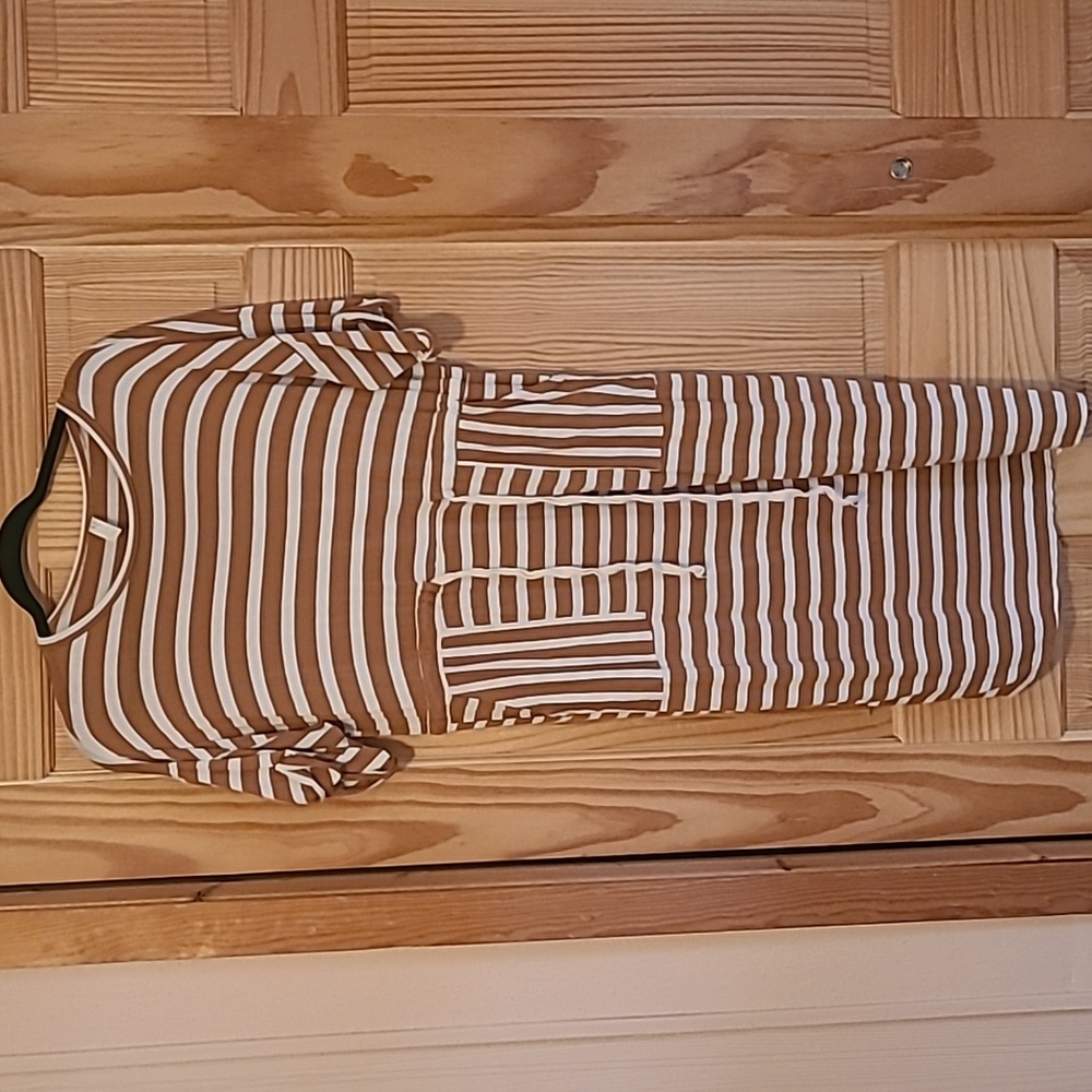Flamingo urban striped dress